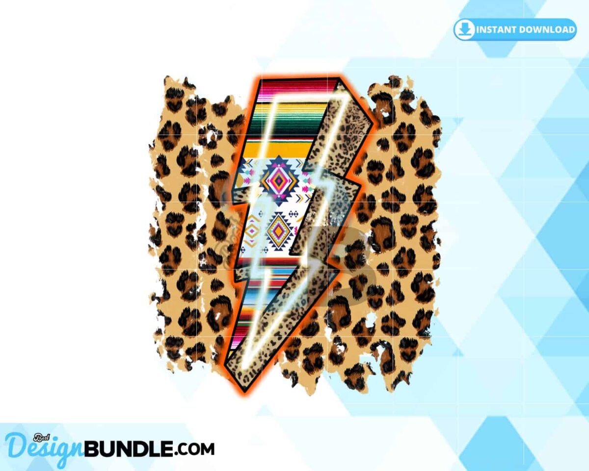 lightning-bolt-leopard-aztec-print-png