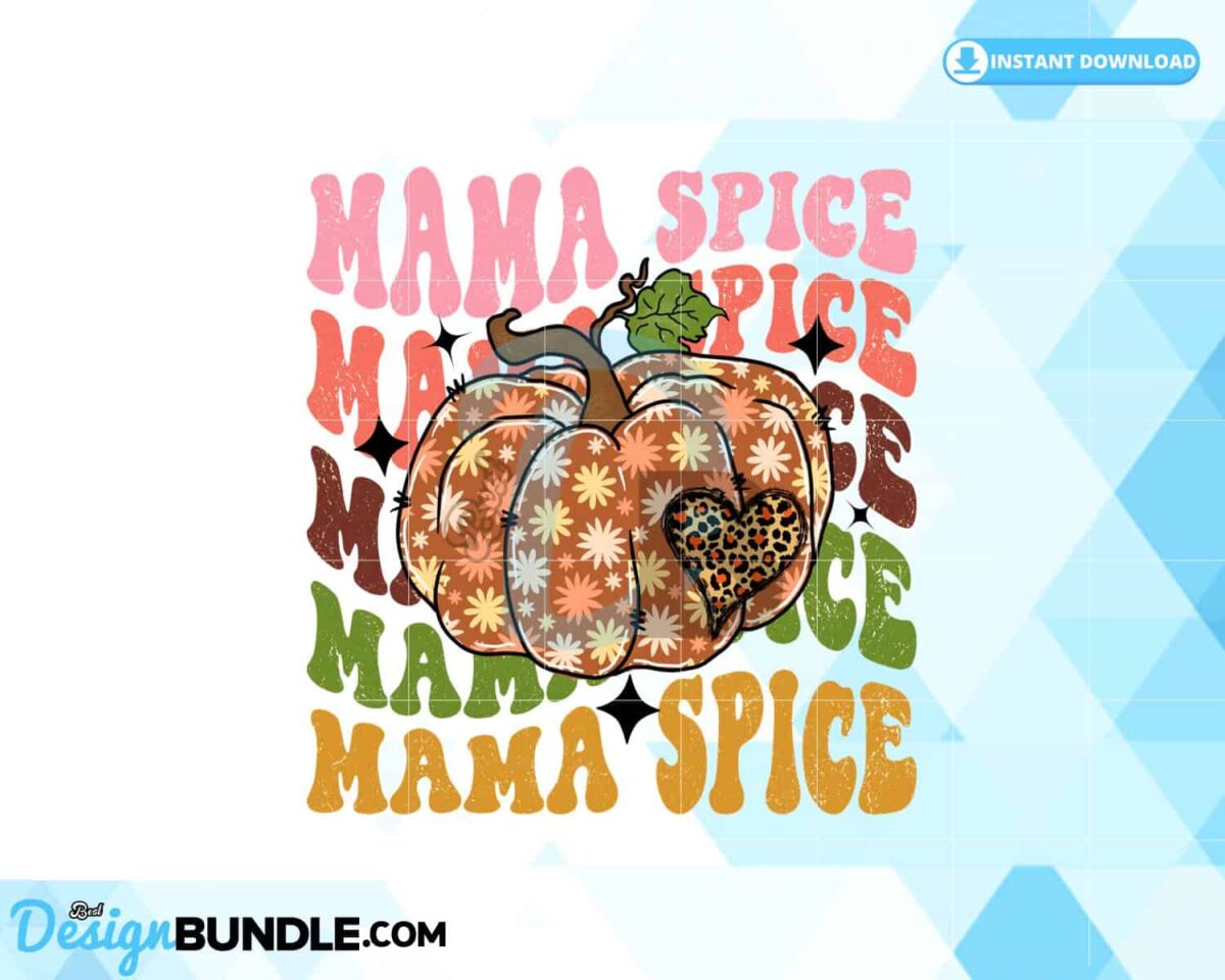 boho-mama-spice-png-floral-pumpkin