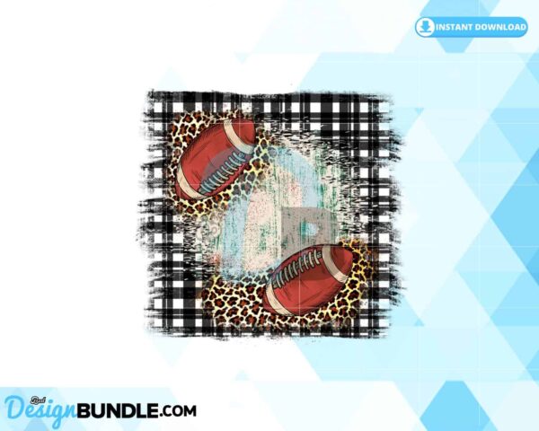 football-plaid-sublimation-grunge