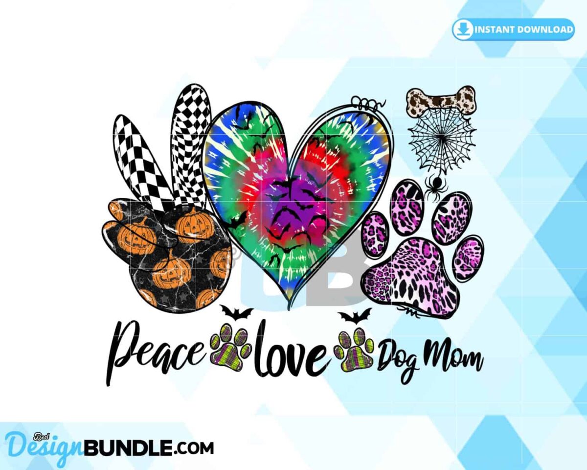 peace-love-dog-mom-png-halloween-paw