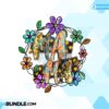 mama-fall-sublimation-flowers-frame