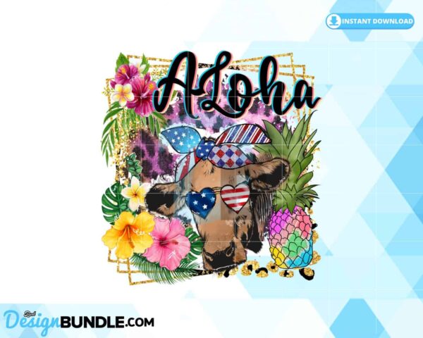 aloha-summer-png-highland-cow-usa