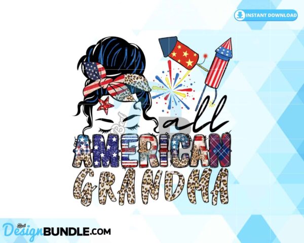 all-american-grandma-png-4th-of-july