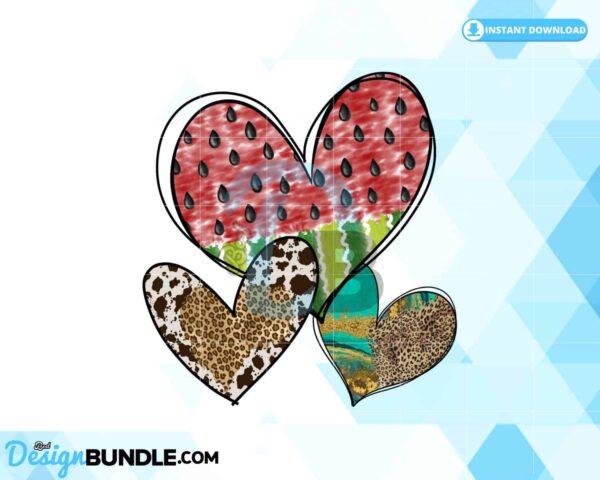 heart-watermelon-sublimation-cowhide