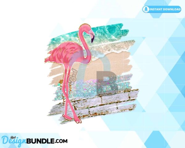 flamingo-sublimation-summer-vibes-png
