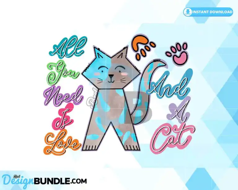 all-you-need-is-love-and-a-cat-png