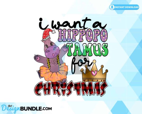 i-want-a-hippopotamus-for-christmas-png