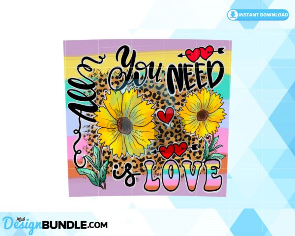 all-you-need-is-love-tumbler-png