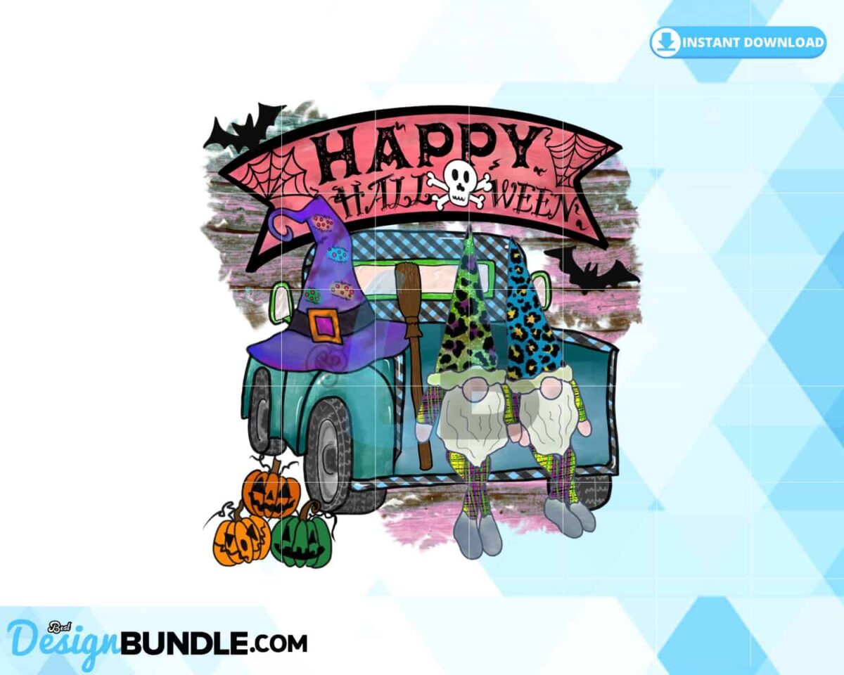 halloween-gnome-truck-fall-gnome