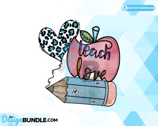 teach-love-inspire-png-apple-teach