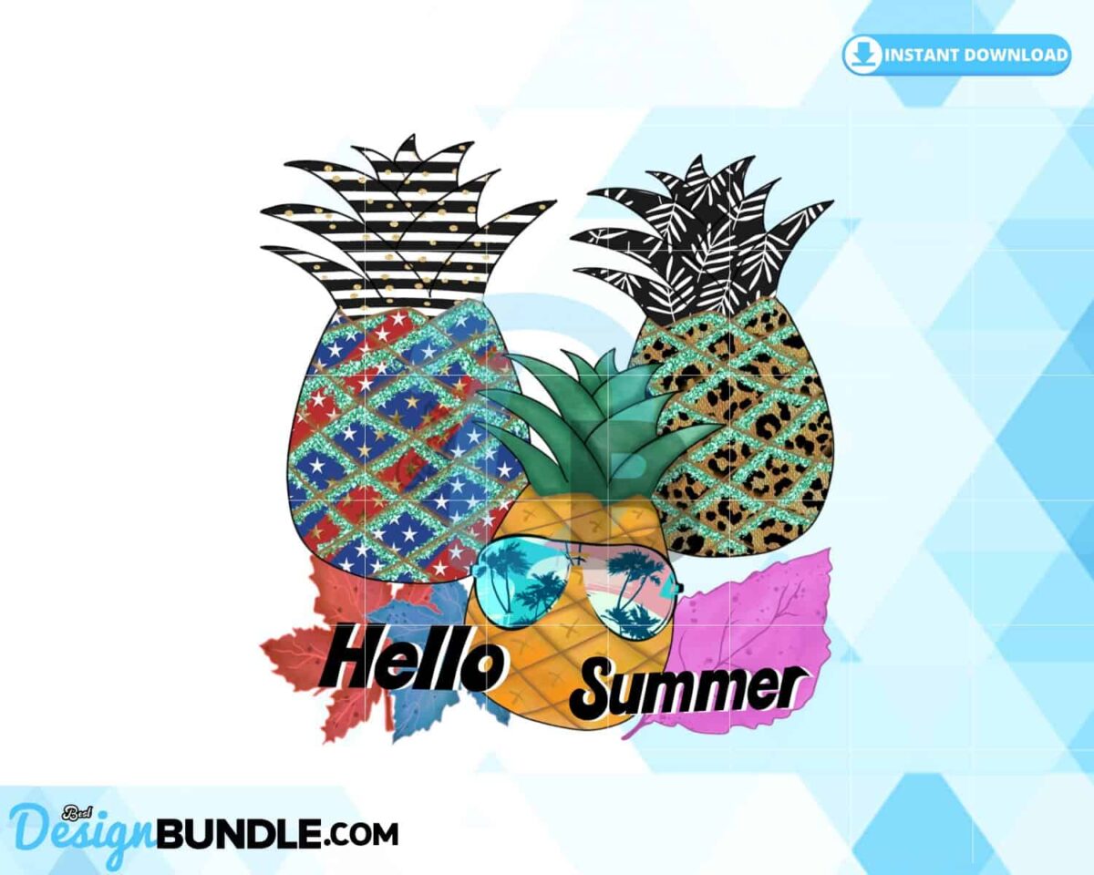 hello-summer-png-pineapple-lovers