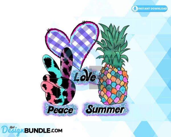 peace-love-summer-png-pineapple-png