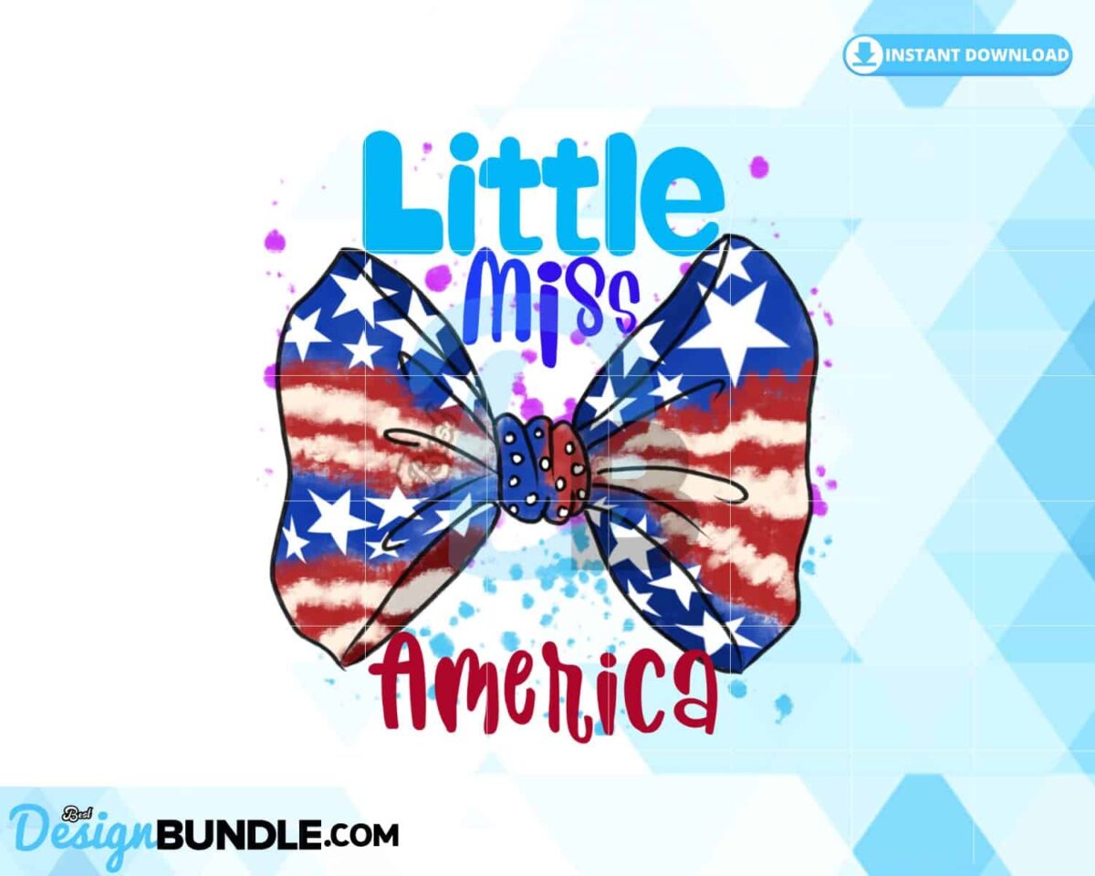 little-miss-usa-png-america-flag