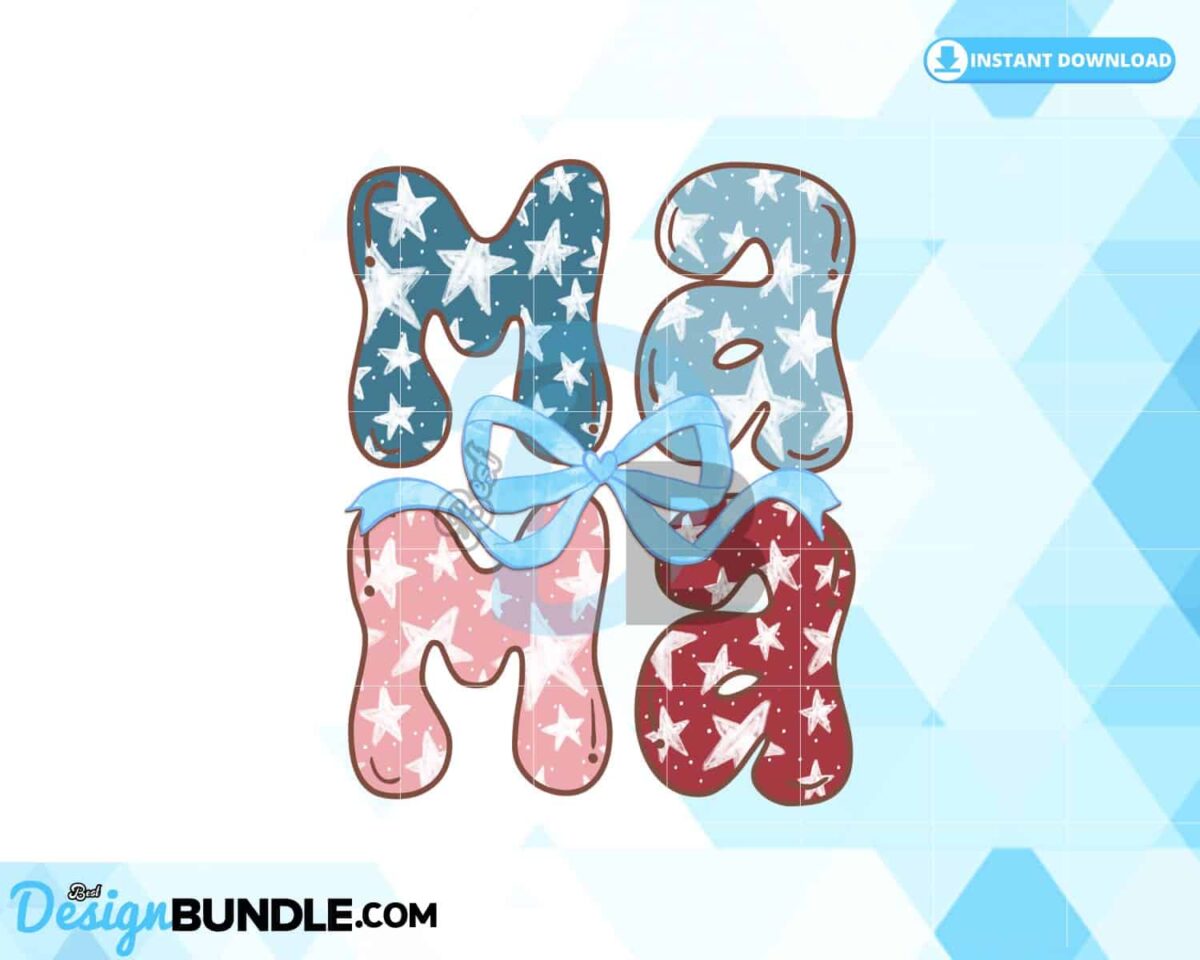 american-mama-coquette-doodle-letter-png