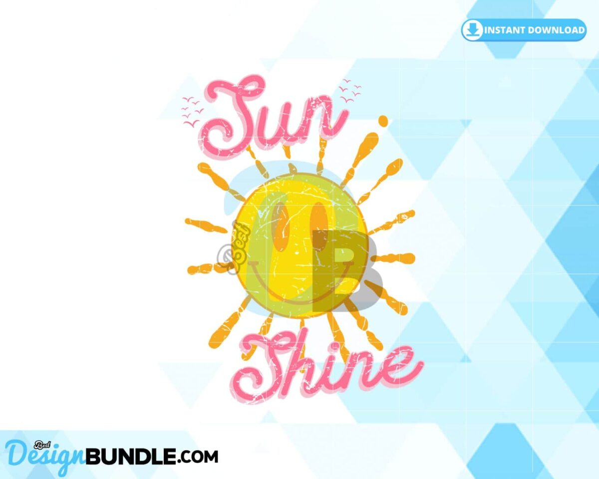 sunshine-retro-groovy-smiley-summer-png