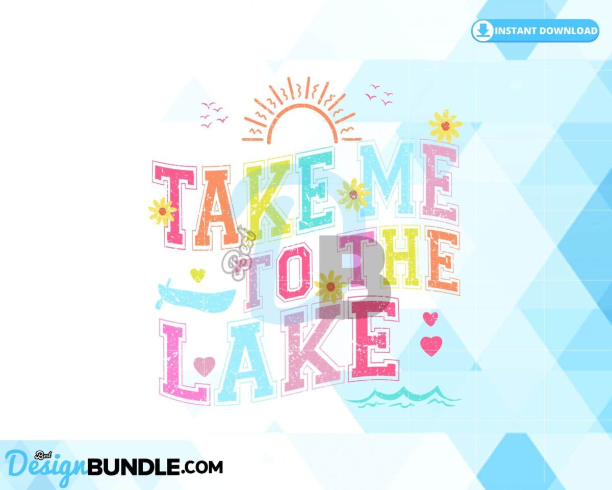 take-me-to-the-lake-retro-lake-life-png