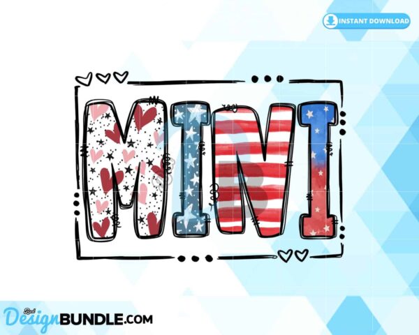 american-mini-usa-flag-doodle-letter-png