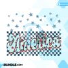 america-vibes-retro-checkered-stars-png