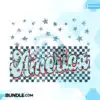 America Vibes Retro Checkered Stars PNG america-vibes-retro-checkered-stars-png