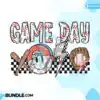baseball-game-day-groovy-retro-checkered
