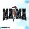 football-mama-retro-varsity-lightning