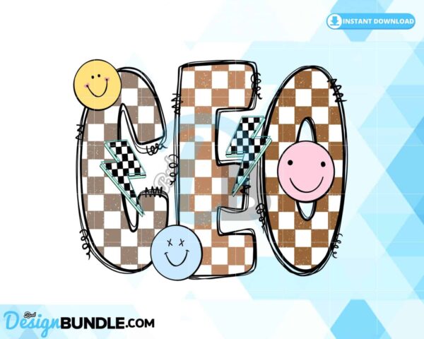 groovy-mama-checkered-retro-happy-smile