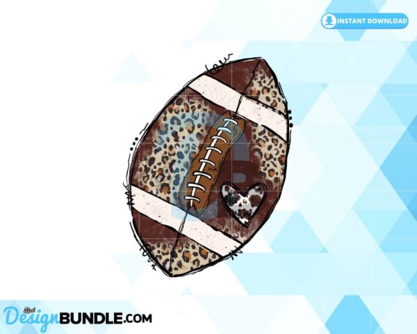 football-sublimation-leopard-grunge-png