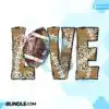 Love Football Season Leopard Grunge PNG love-football-season-leopard-grunge-png