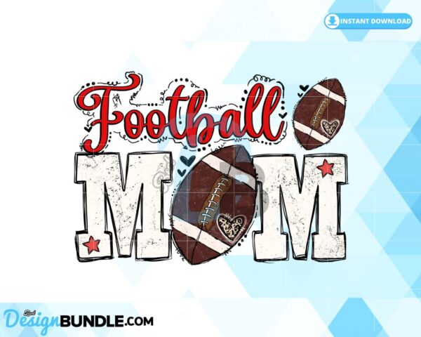 football-mom-retro-sublimation-grunge