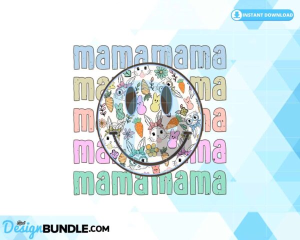 mama-easter-vibes-happy-smile-bunny-png