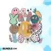 Groovy Easter Bunny Smile Retro Boho PNG groovy-easter-bunny-smile-retro-boho-png