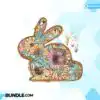 Easter Bunny Flowers Boho Sublimation easter-bunny-flowers-boho-sublimation