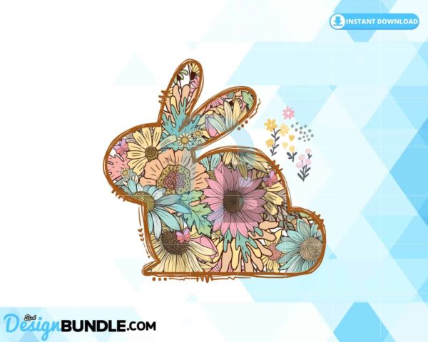 easter-bunny-flowers-boho-sublimation