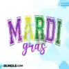 Retro Mardi Gras Varsity Grunge Distress retro-mardi-gras-varsity-grunge-distress