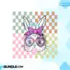 Easter Bunny Glasses Rabbit Checker PNG easter-bunny-glasses-rabbit-checker-png