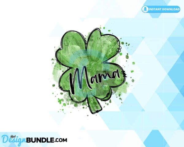 mama-shamrock-painting-grunge-texture