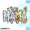 Mama Bunny Easter Vibes Doodle Lettered mama-bunny-easter-vibes-doodle-lettered