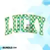 Lucky St Patricks Checkered Varsity PNG lucky-st-patricks-checkered-varsity-png