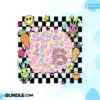 Colorful Easter Bunny Eggs Checkered PNG colorful-easter-bunny-eggs-checkered-png