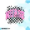 Nurse Retro Checkered Grunge Rocker Mom nurse-retro-checkered-grunge-rocker-mom