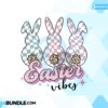 easter-bunny-checkered-easter-vibes-png