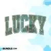 Lucky Vibes Retro Varsity Distressed PNG lucky-vibes-retro-varsity-distressed-png