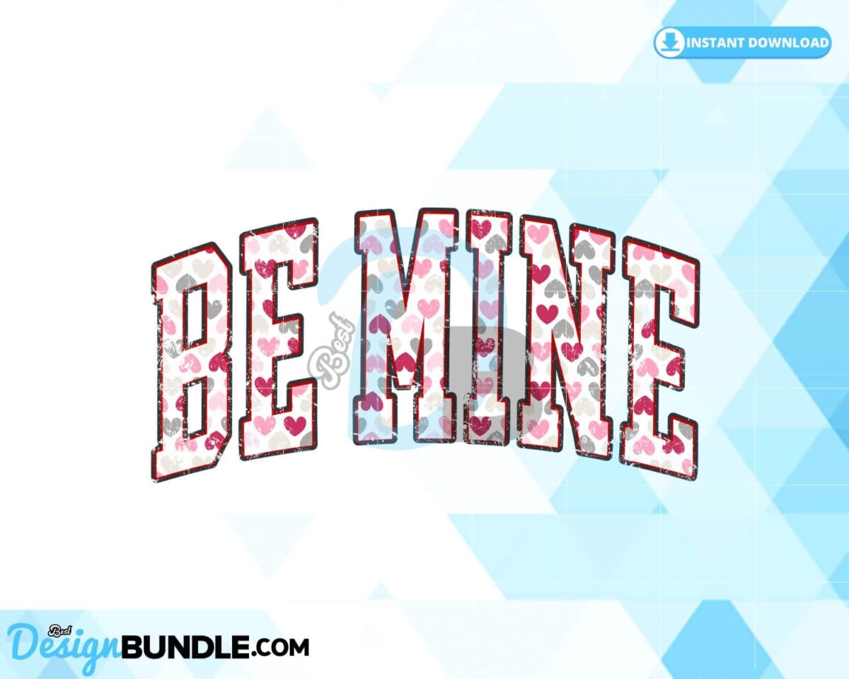 be-mine-hearts-valentines-retro-varsity