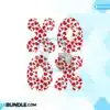 Xoxo Hearts Valentine Day Distressed PNG xoxo-hearts-valentine-day-distressed-png