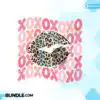 XOXO Stacked Lip Leopard Distressed PNG xoxo-stacked-lip-leopard-distressed-png