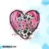 xoxo-heart-cowhide-oil-painted-sublimate