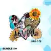 Heart Trio Cowhide Sunflower Western PNG heart-trio-cowhide-sunflower-western-png