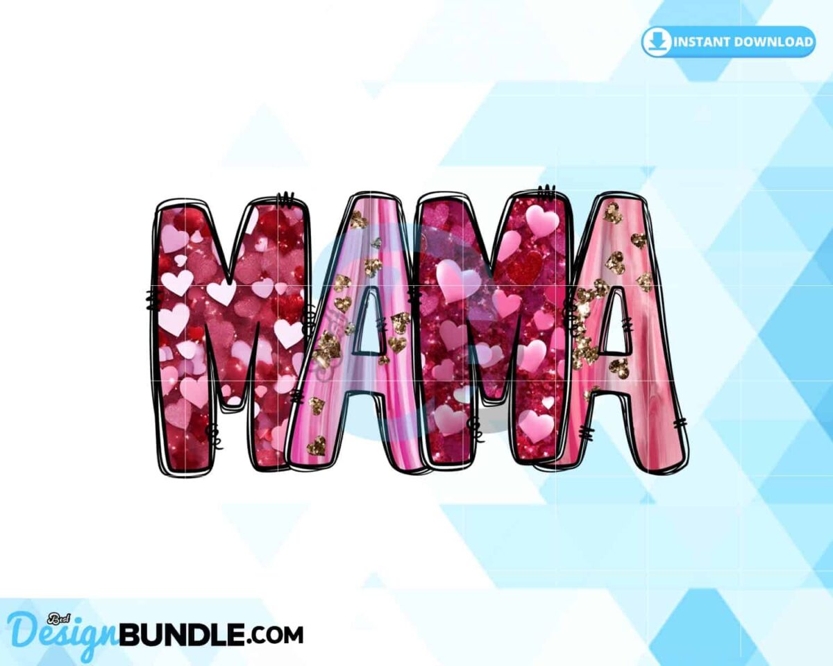 mama-valentine-heart-glitter-sublimation