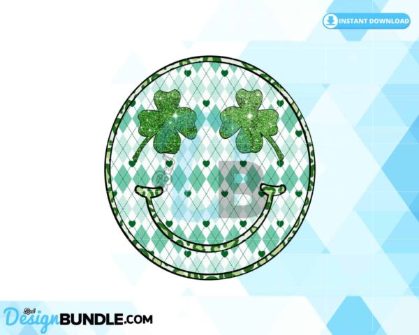 st-patricks-day-lucky-smile-glitter-png