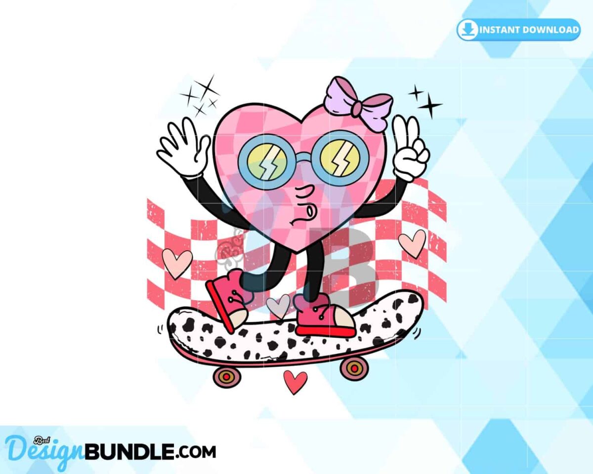 mamas-valentine-retro-groovy-heart-png